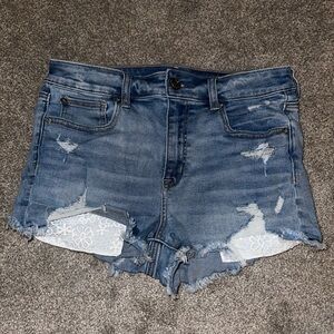 American Eagle size 10 Hi-Rise shortie shorts
